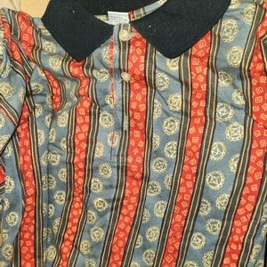 Men's pullover straight bottom shirt